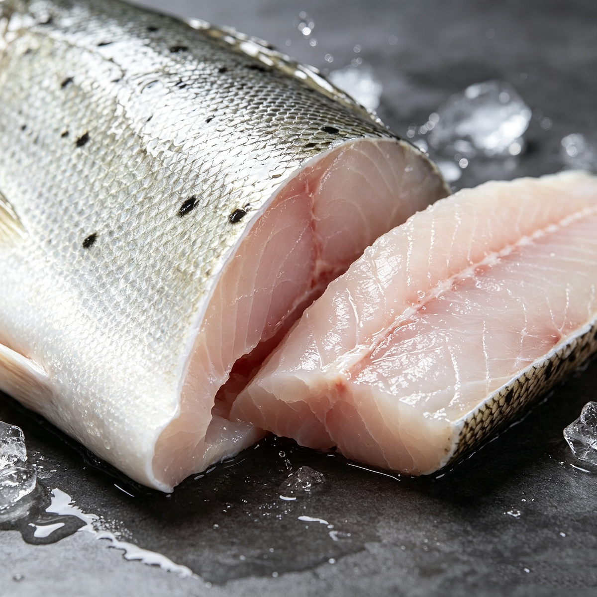 Cleaned Whole Sea Bass, Frozen