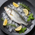 Cleaned Whole Sea Bass, Frozen