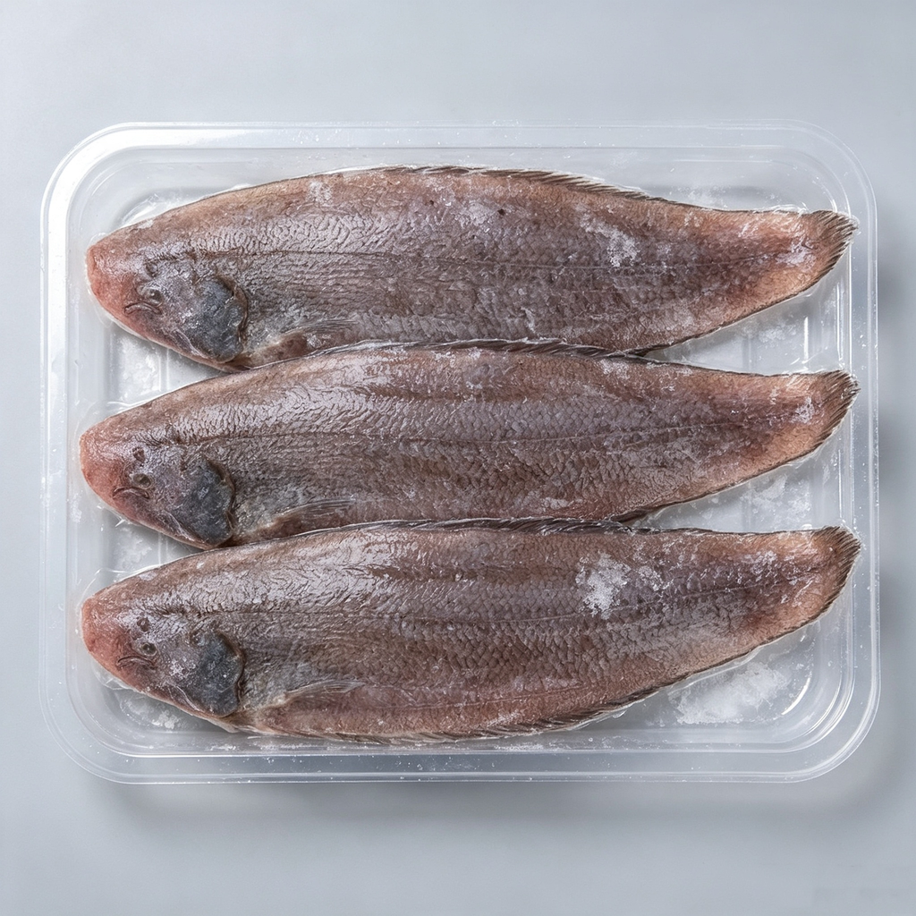 Large Sole Fish, Frozen